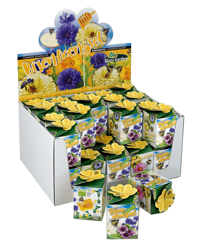 showdoos greengift doosjes bijenmengsel